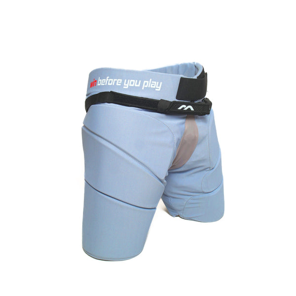 Mercian Junior Genesis 3 Goalkeeper Shorts - Silver Grey Flexible Protection