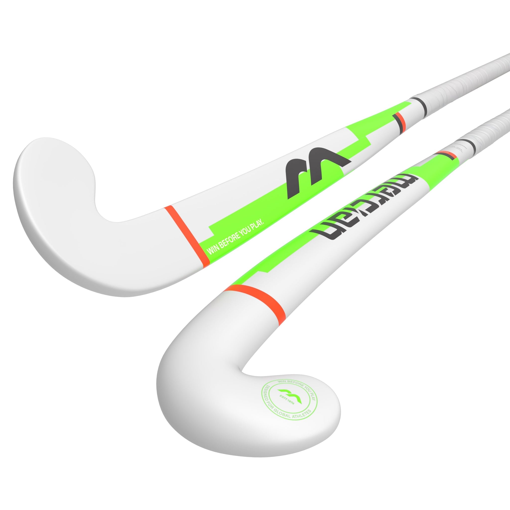 FG100_Neon_2 Hockey Sticks Angled Head to Handle