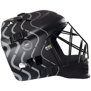 Mercian Genesis 3 Helmet : FM15GE3 : black/silver: side view