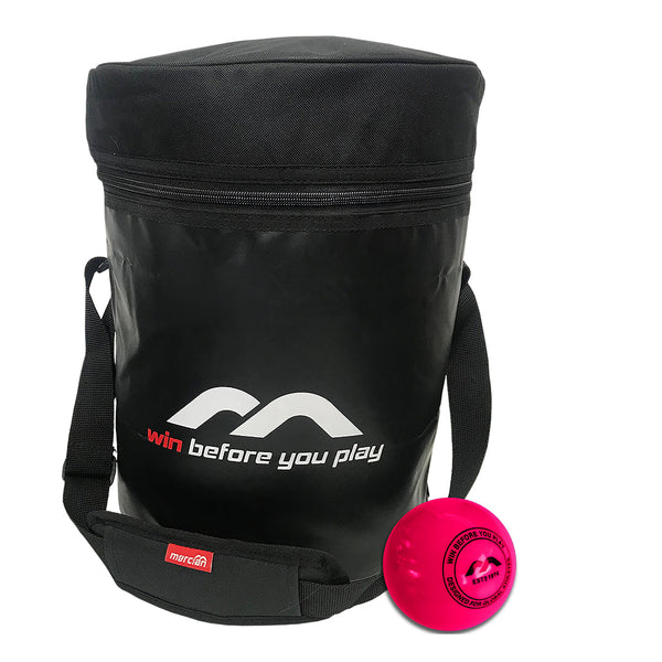 Mercian Hockey Duffel Bag with 36 Pink Smooth Hockey Balls - SKU HB1224SPNK