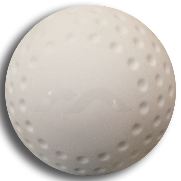 Mercian Hockey White Dimple Match Ball Back - SKU HB1924WHT