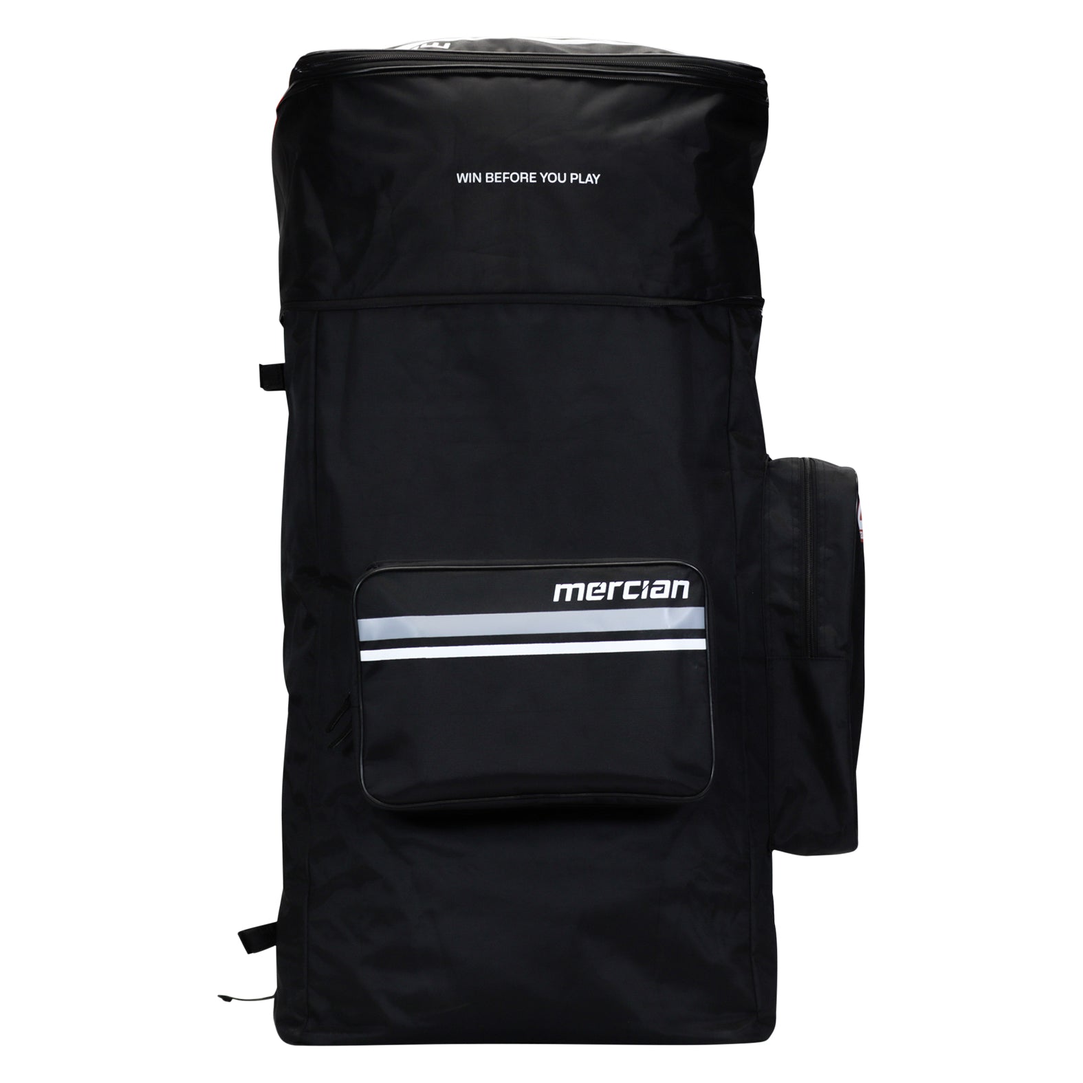 Front of Mercian Hockey Extended Black Goalkeeping Travel Bag - HOGE124GKBLK