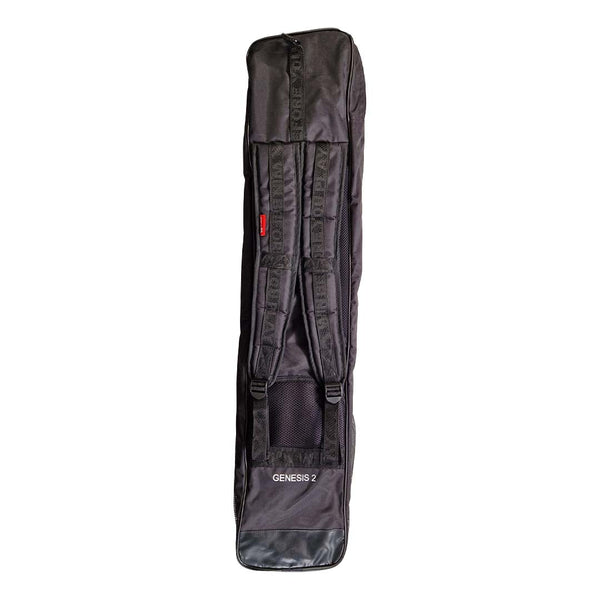 Back of Black Genesis 2 Hockey Player Bag - SKU HOGE224BLK