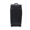 Mercian Genesis 2 goalkeeping wheelie bag rear wheel system view in black