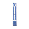 Mercian HOGE426BLU blue stick sleeve rear view with adjustable shoulder strap, carry loop and reinforced stitched support bands.