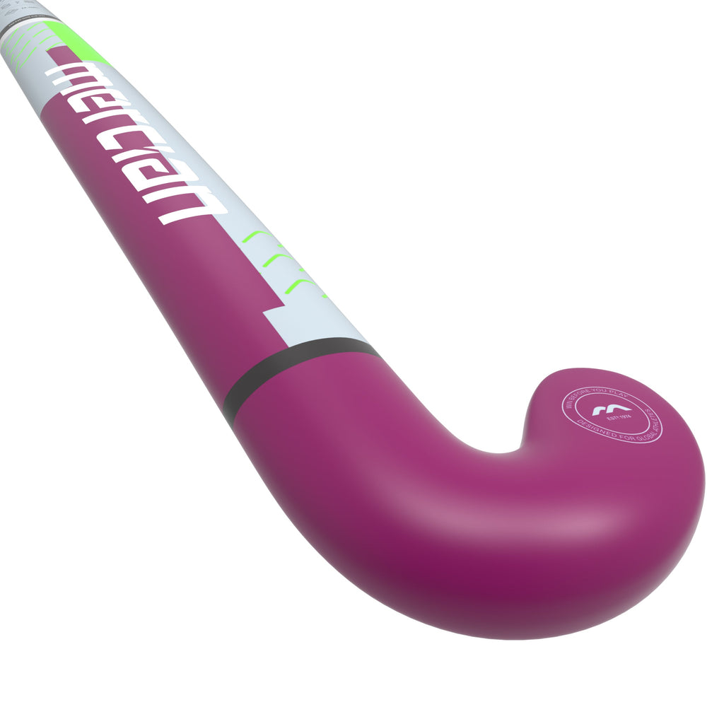 HSGECF2525PRO Hockey Stick PUR CF25 ProPurple_Angle Half Rear Shaft