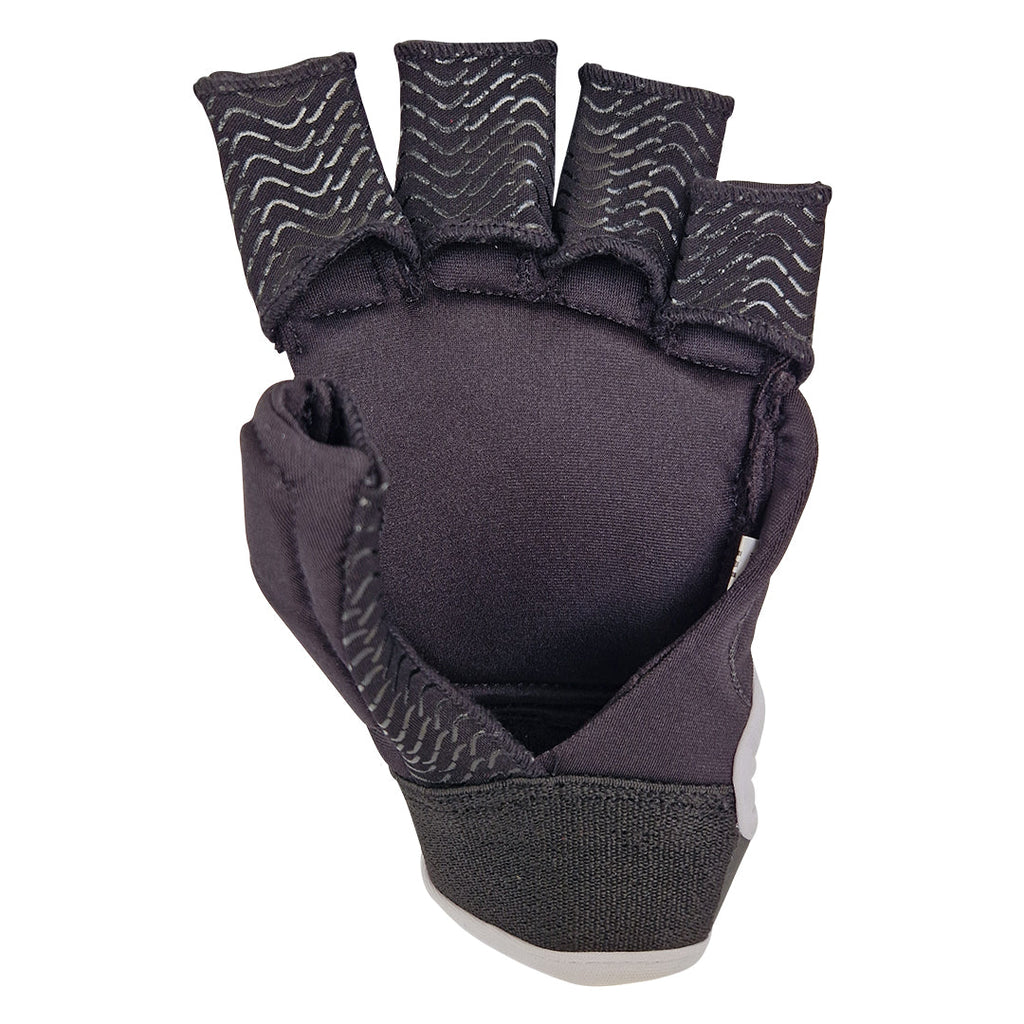 Black Elite Player's Glove Angled View - SKU PPELBLK