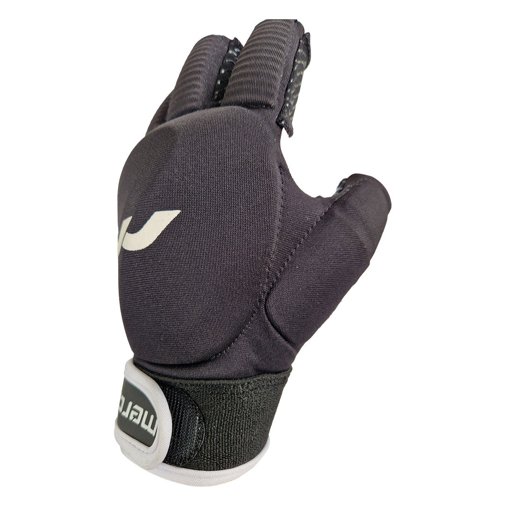 Black Elite Player's Glove Side View - SKU PPELBLK