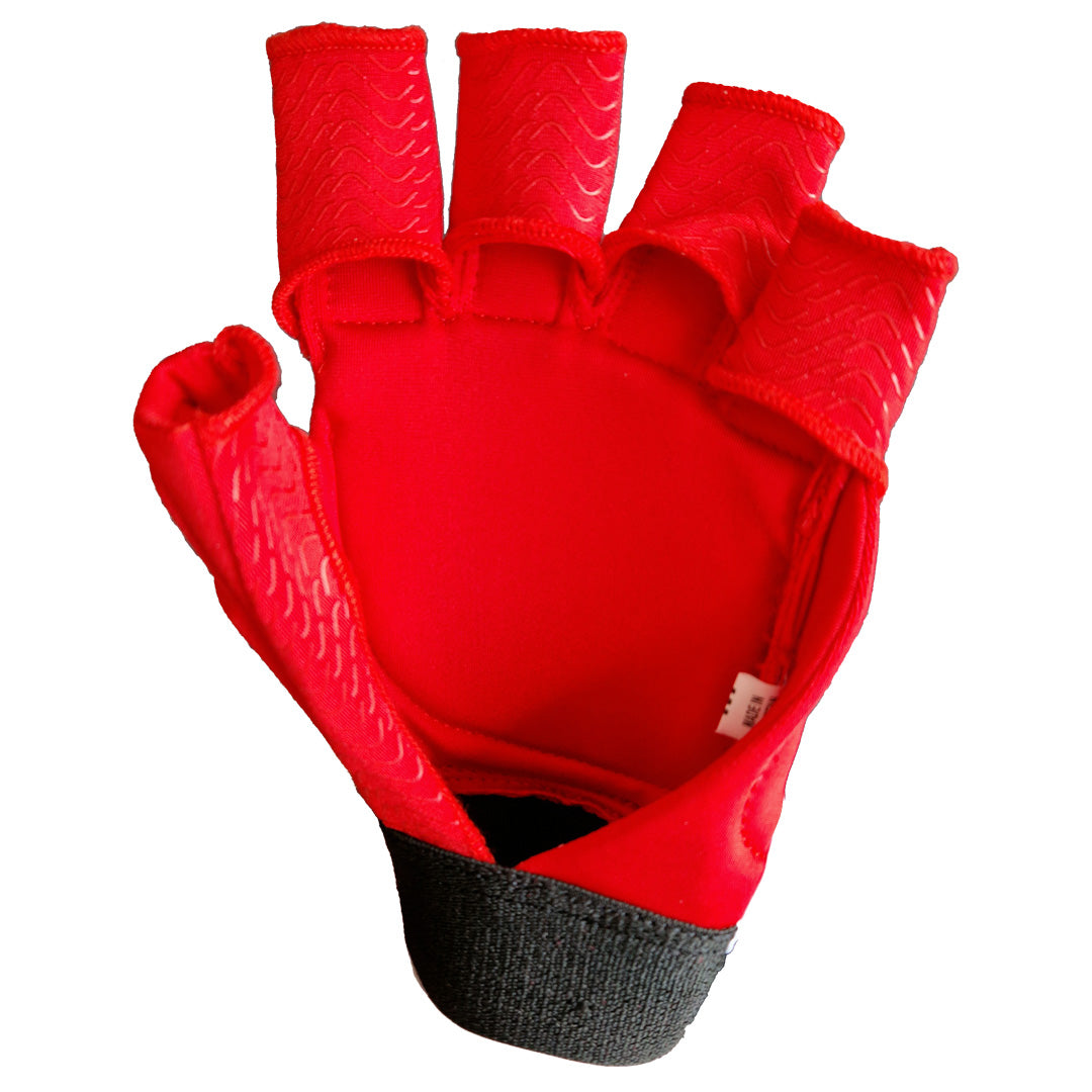 Red Elite Player's Glove Back View - SKU PPELRED