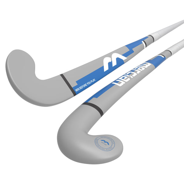 W1Plus_Blue Hockey Stick 2 Sticks Angled Head to Handle
