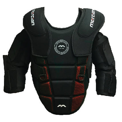 Mercian Evolution Pro Body Armour - Elite Goalkeeper Protection Black/Red